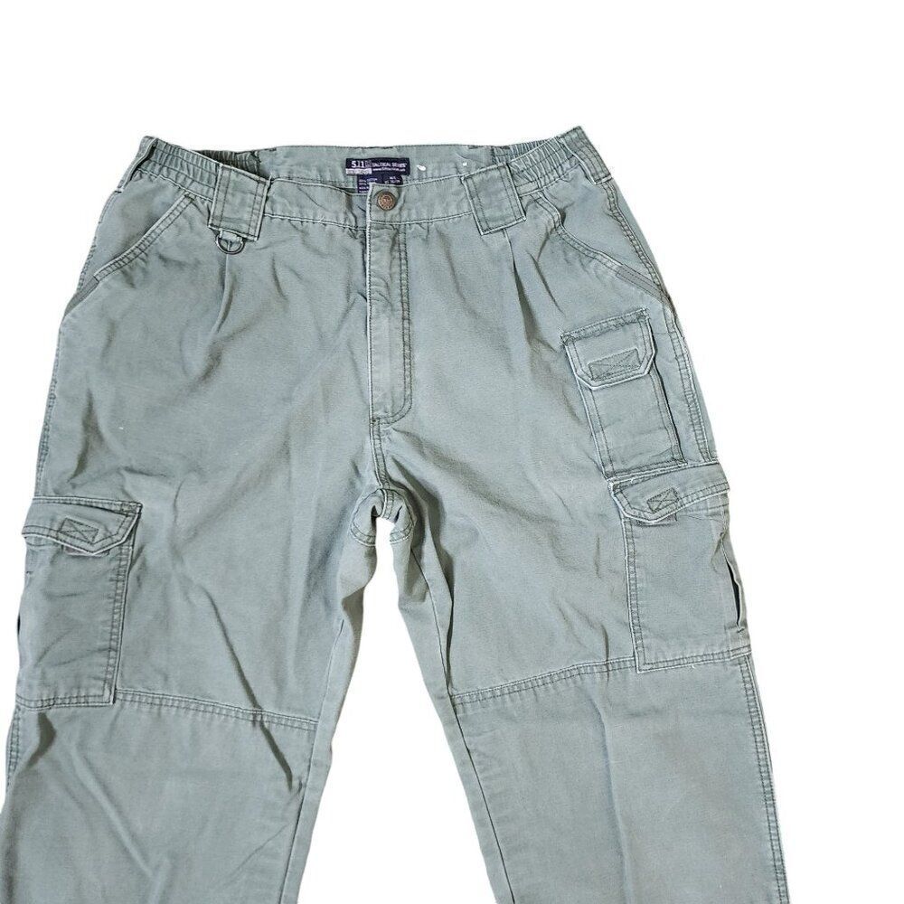 511 Multi Pocket Cargo Pants Trousers Mens Size 36 Khaki Green